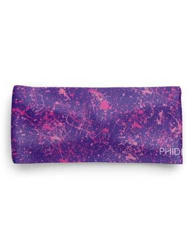 bandeau-sport-phidi-splatter-purple