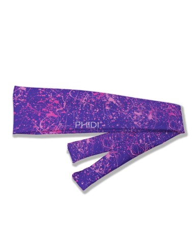 bandeau-sport-a-nouer-phidi-splatter-purple